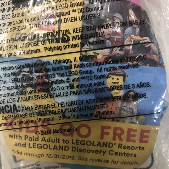 2019 The Lego Movie 2 The Second Part Wyldstyle #2 Happy meal Toy McDonalds - Picture 7 of 9